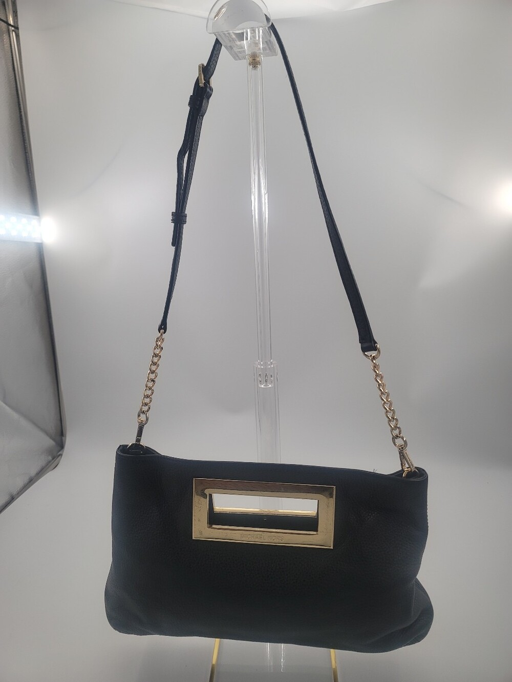 Michael Kors Berkley Clutch with Gold Accent - fair > pre-loved